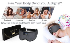 Sleep headphones for music as you fall asleep