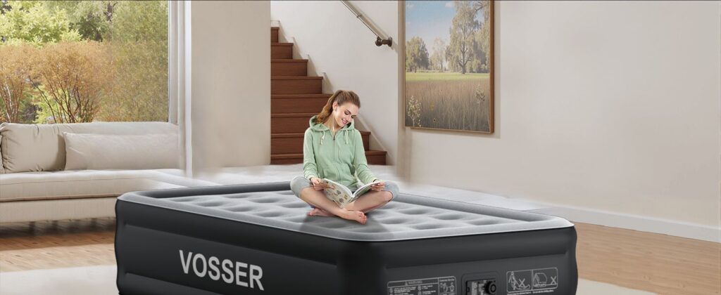 Woman on vosser matress